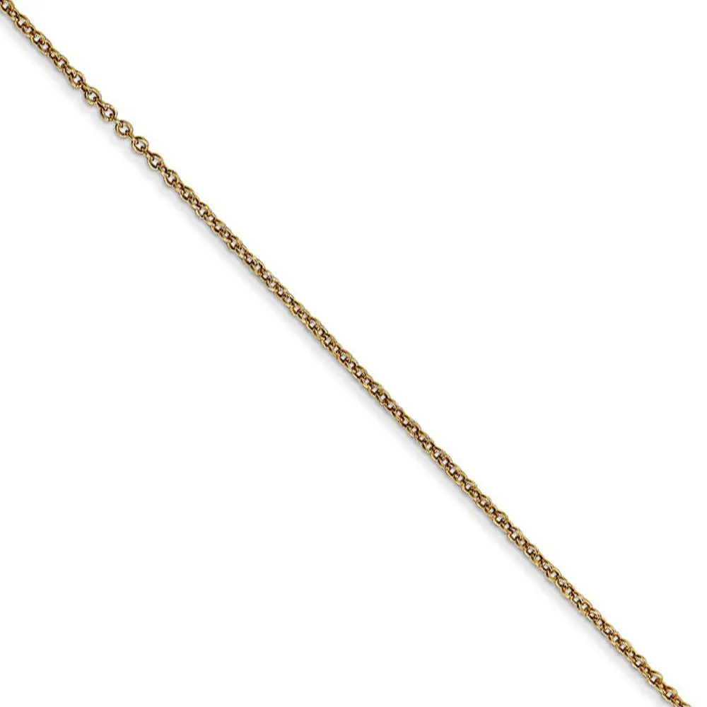 14k Yellow Gold P.S. I Love You Necklace