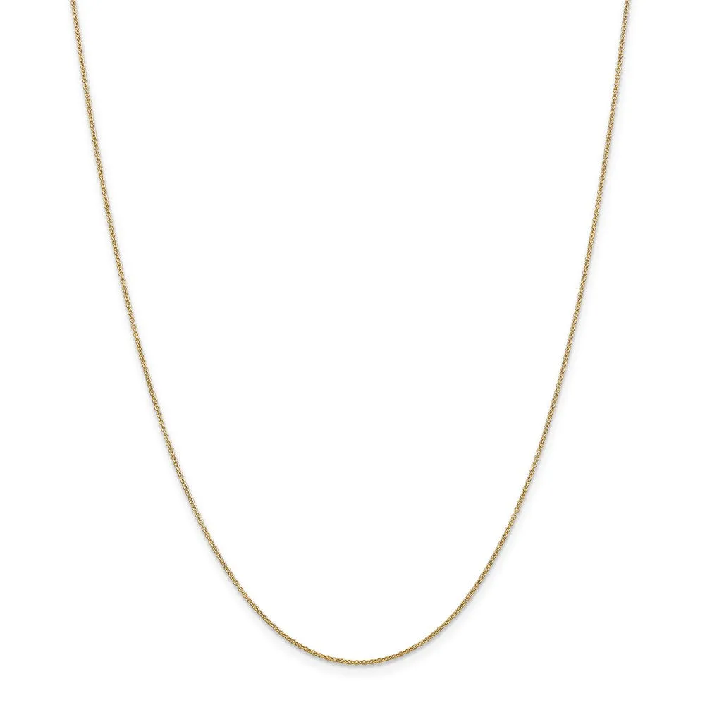 14k Yellow Gold P.S. I Love You Necklace