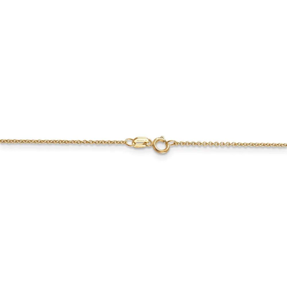 14k Yellow Gold P.S. I Love You Necklace