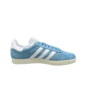 Adidas Gazelle Lace-Up Blue Suede Leather Mens Trainers BZ0022