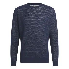 adidas Golf Primeknit Crewneck - Navy SS23