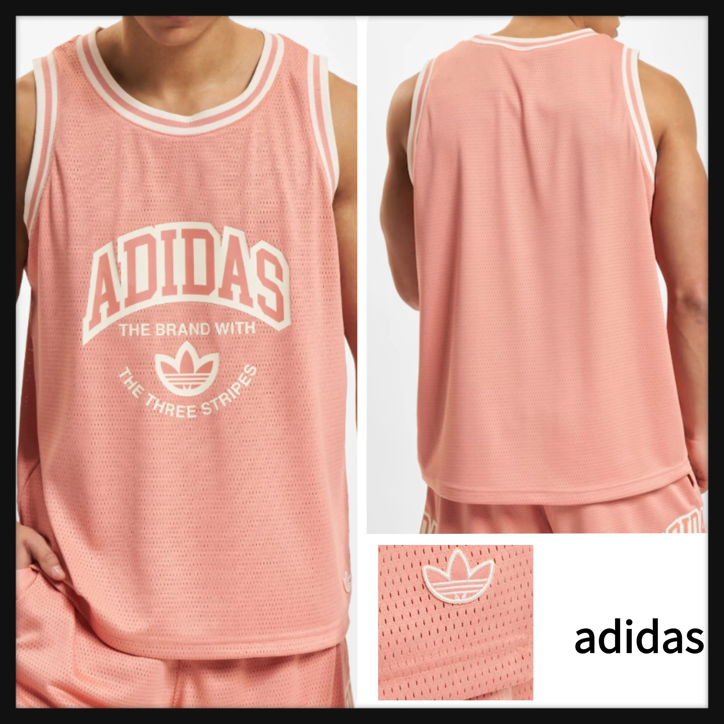 adidas  |Plain Logo Tanks