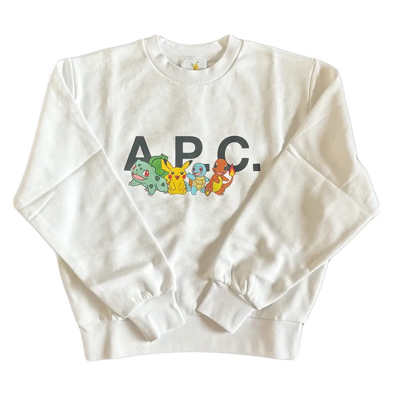 A.P.C.  |Crew Neck Long Sleeves Plain Cotton Logo Designers