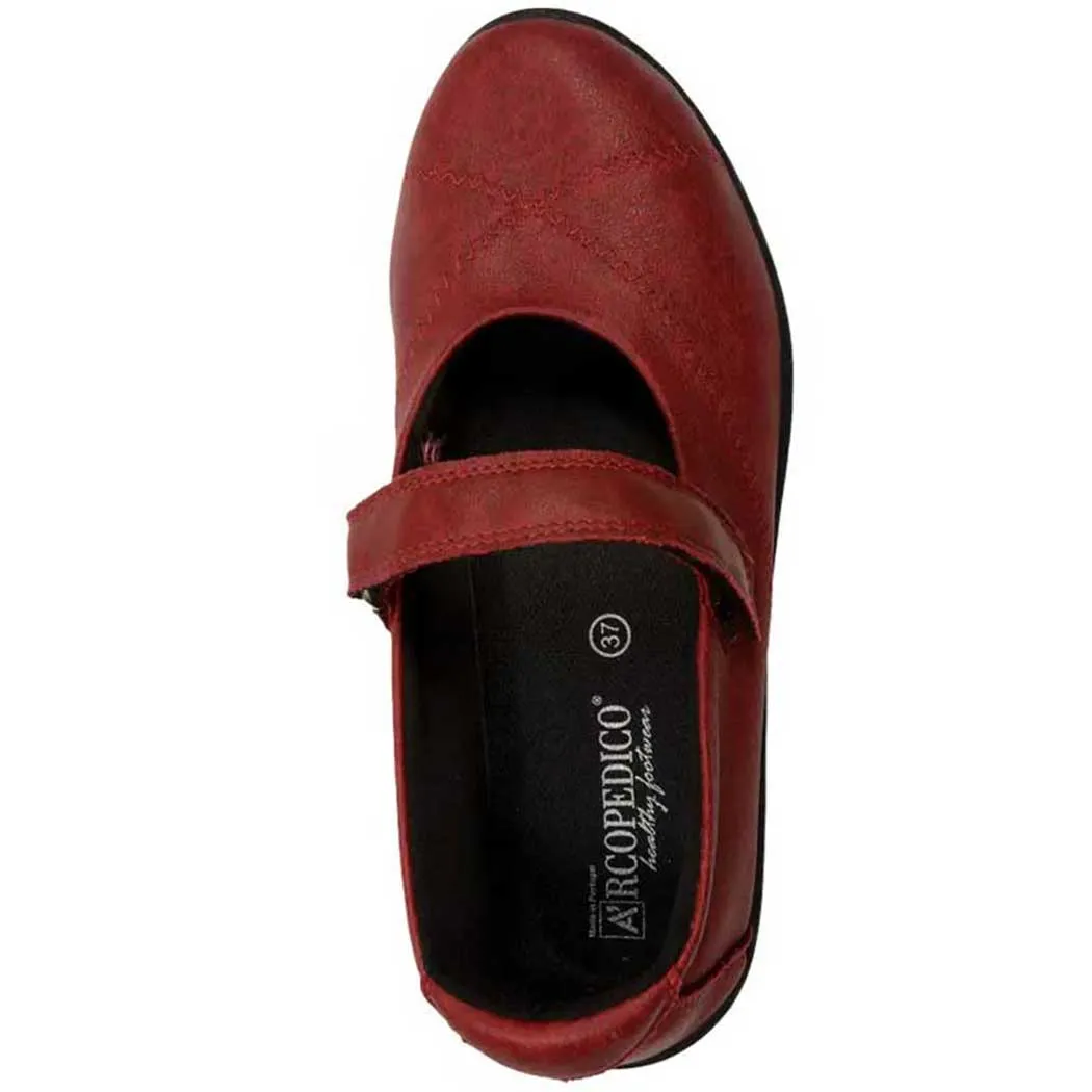 Arcopedico Triglav Mary-Jane Red (Women's)