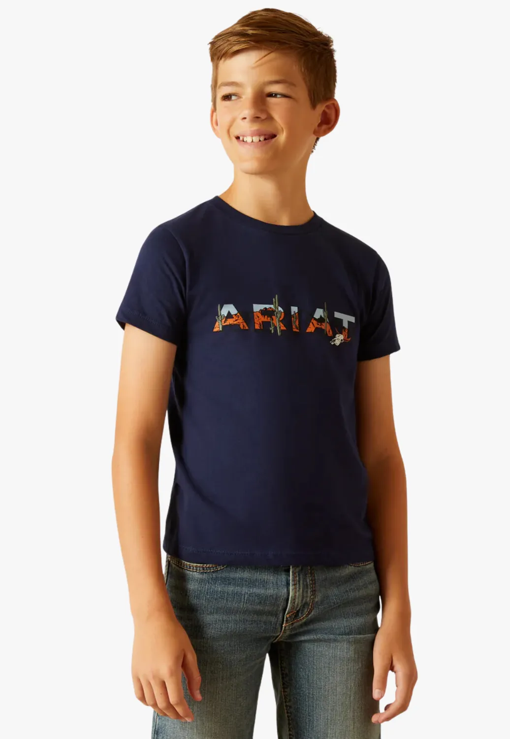 Ariat boys Logo Landscape T-Shirt