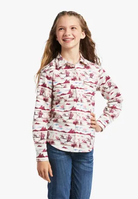 Ariat Girls Real Yuma Long Sleeve Shirt