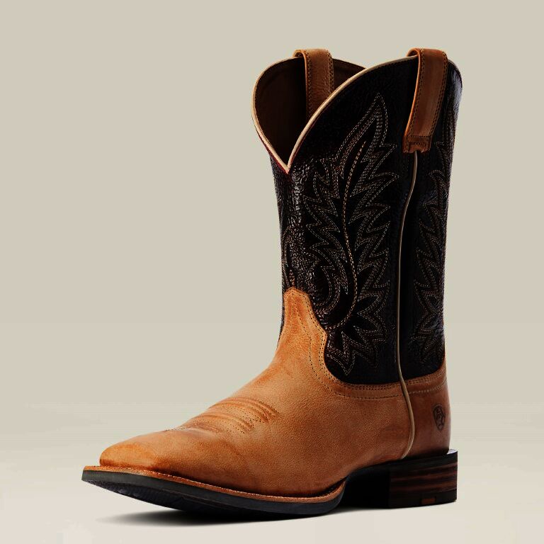 Ariat Men's Ridin High Western Boot in Desert Tan