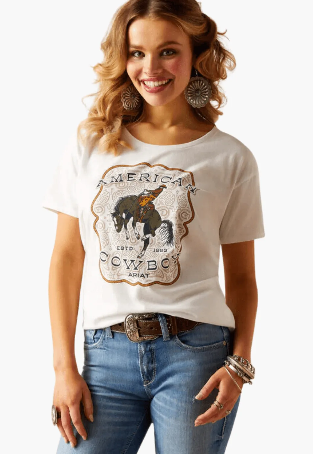 Ariat Womens American Cowboy T-Shirt