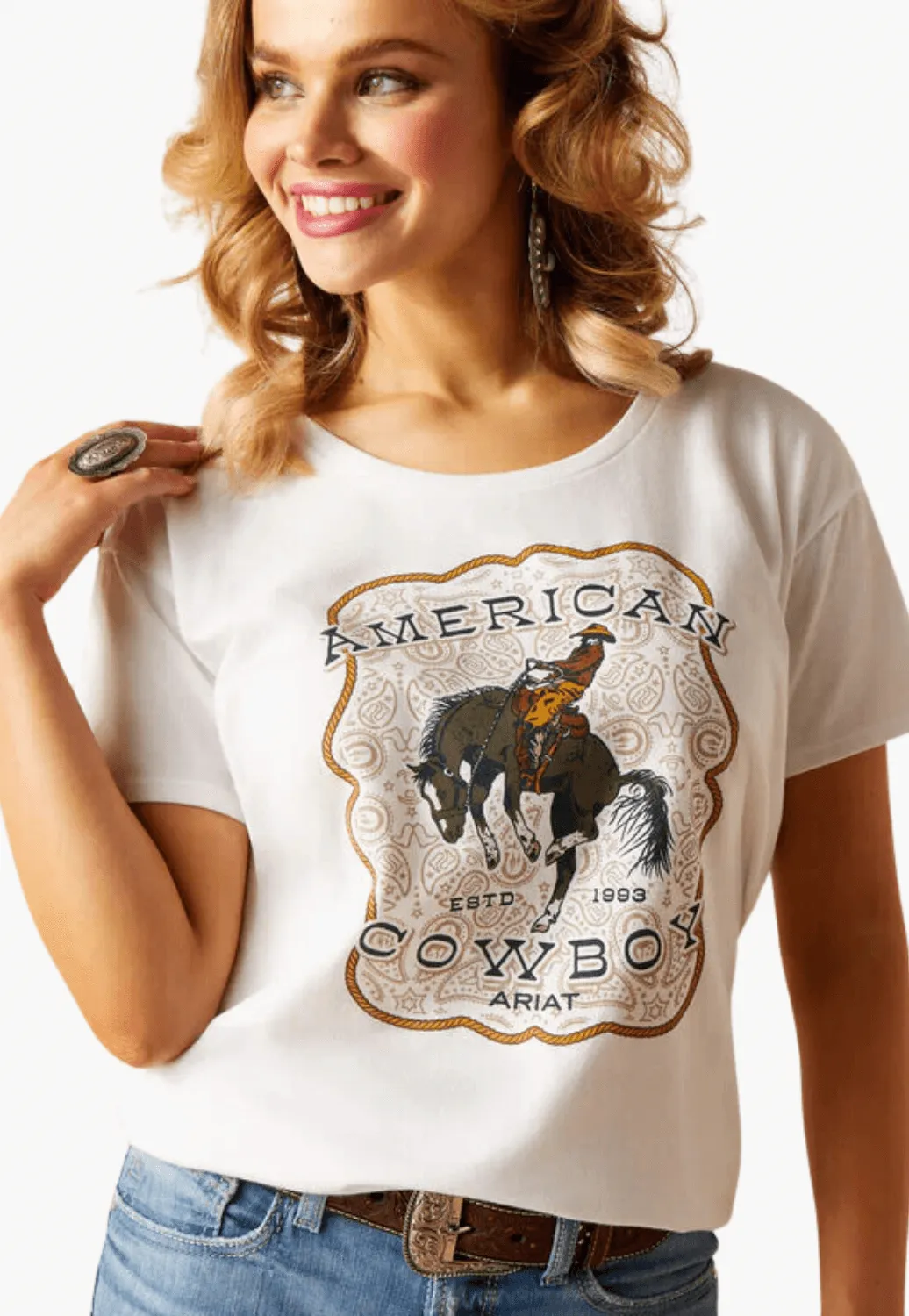 Ariat Womens American Cowboy T-Shirt