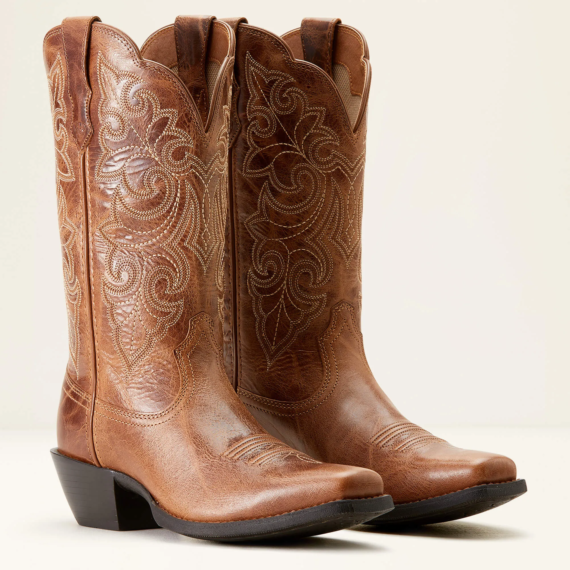 ARIAT Women's Style No. 10053733 Round Up Square Toe Western Boot