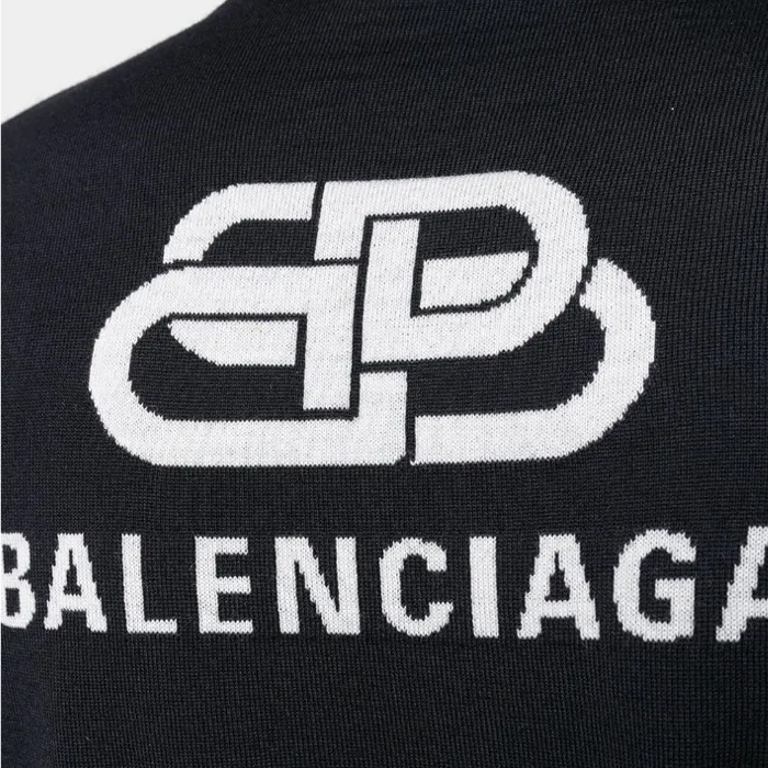 BALENCIAGA  |Crew Neck Wool Long Sleeves Luxury FX Advantage / Exclusive