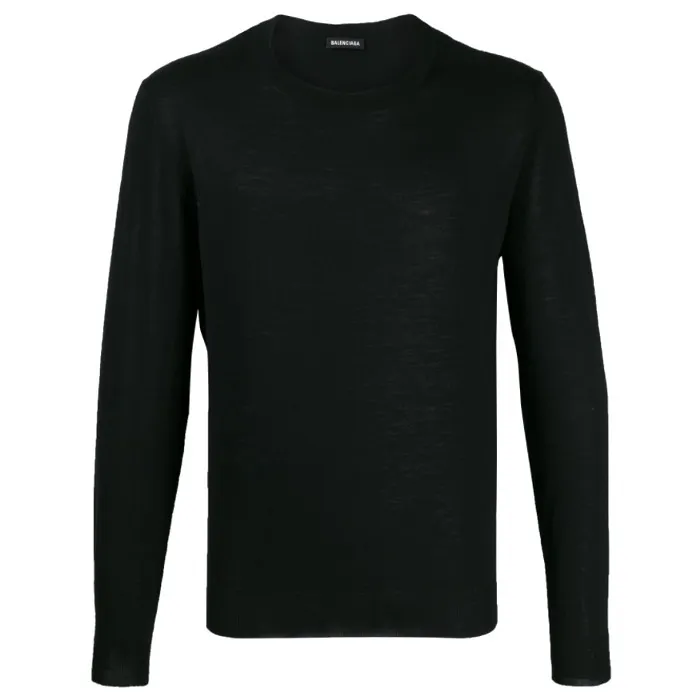 BALENCIAGA  |Crew Neck Wool Long Sleeves Luxury FX Advantage / Exclusive