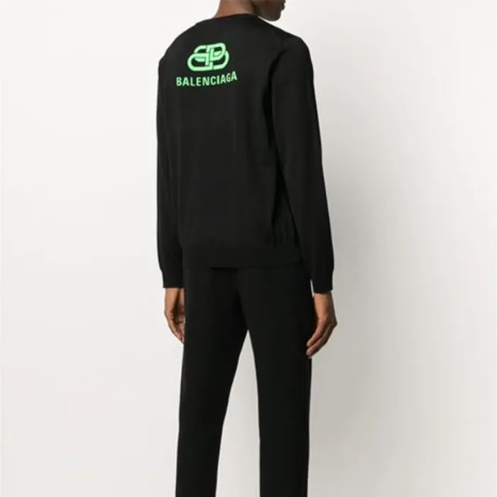 BALENCIAGA  |Crew Neck Wool Long Sleeves Luxury FX Advantage / Exclusive