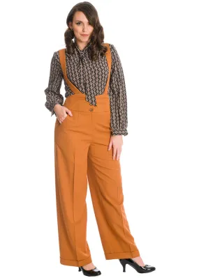 Banned Her Favorites 40's Trousers Tan Brown