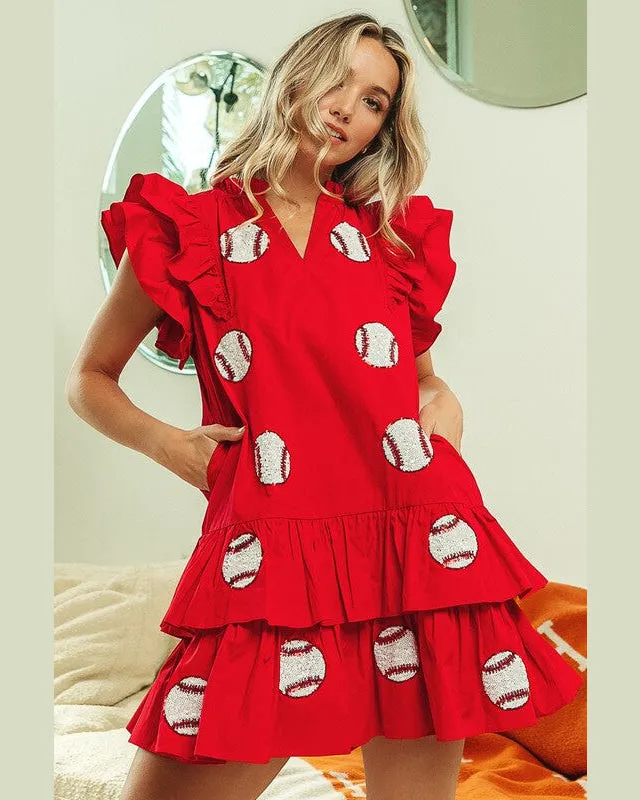 Baseball Patch Dress