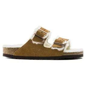 Birkenstock Sandales Arizona en fourrure d’agneau