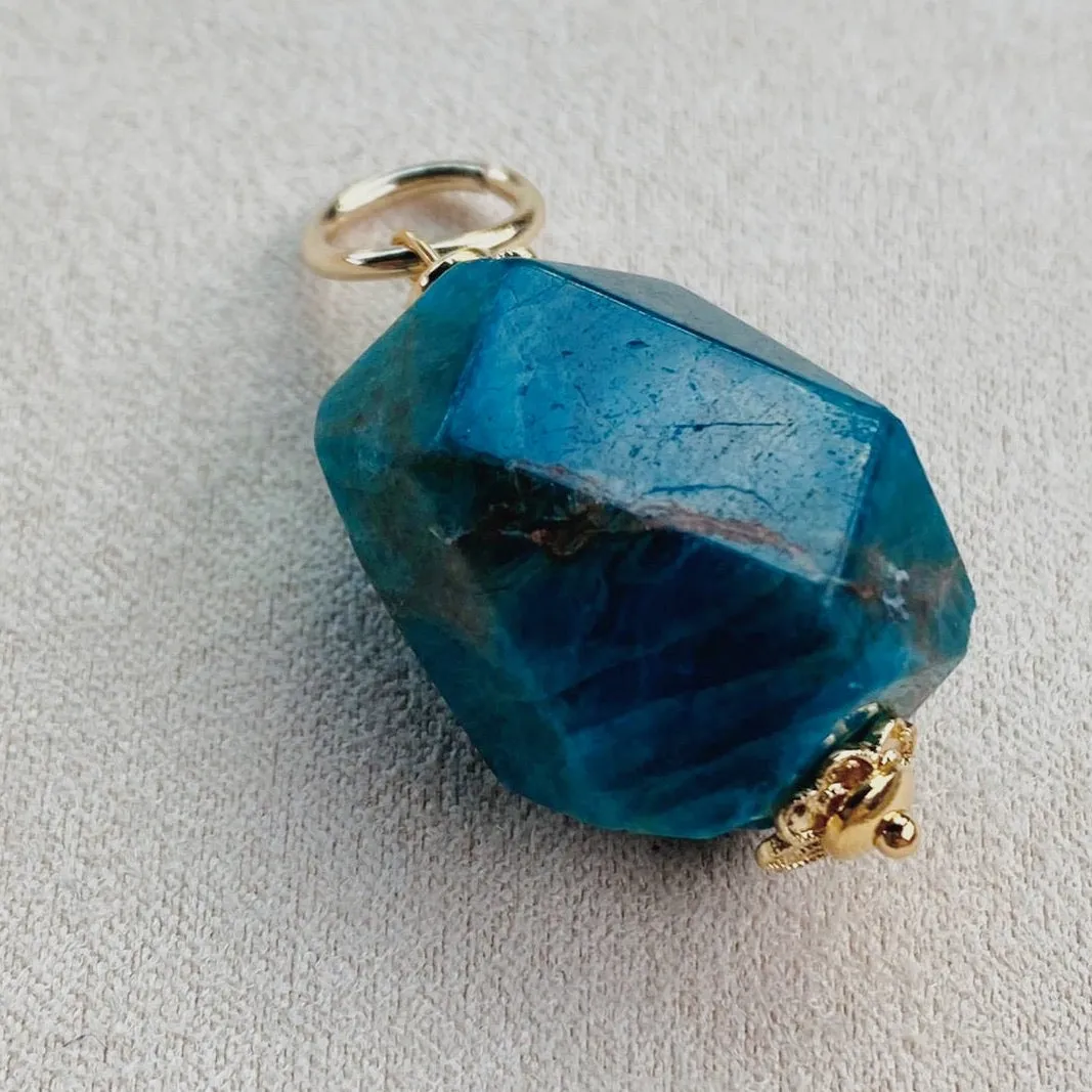 Blue Apatite Pendant