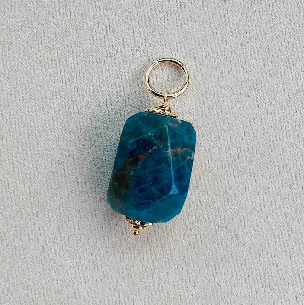 Blue Apatite Pendant