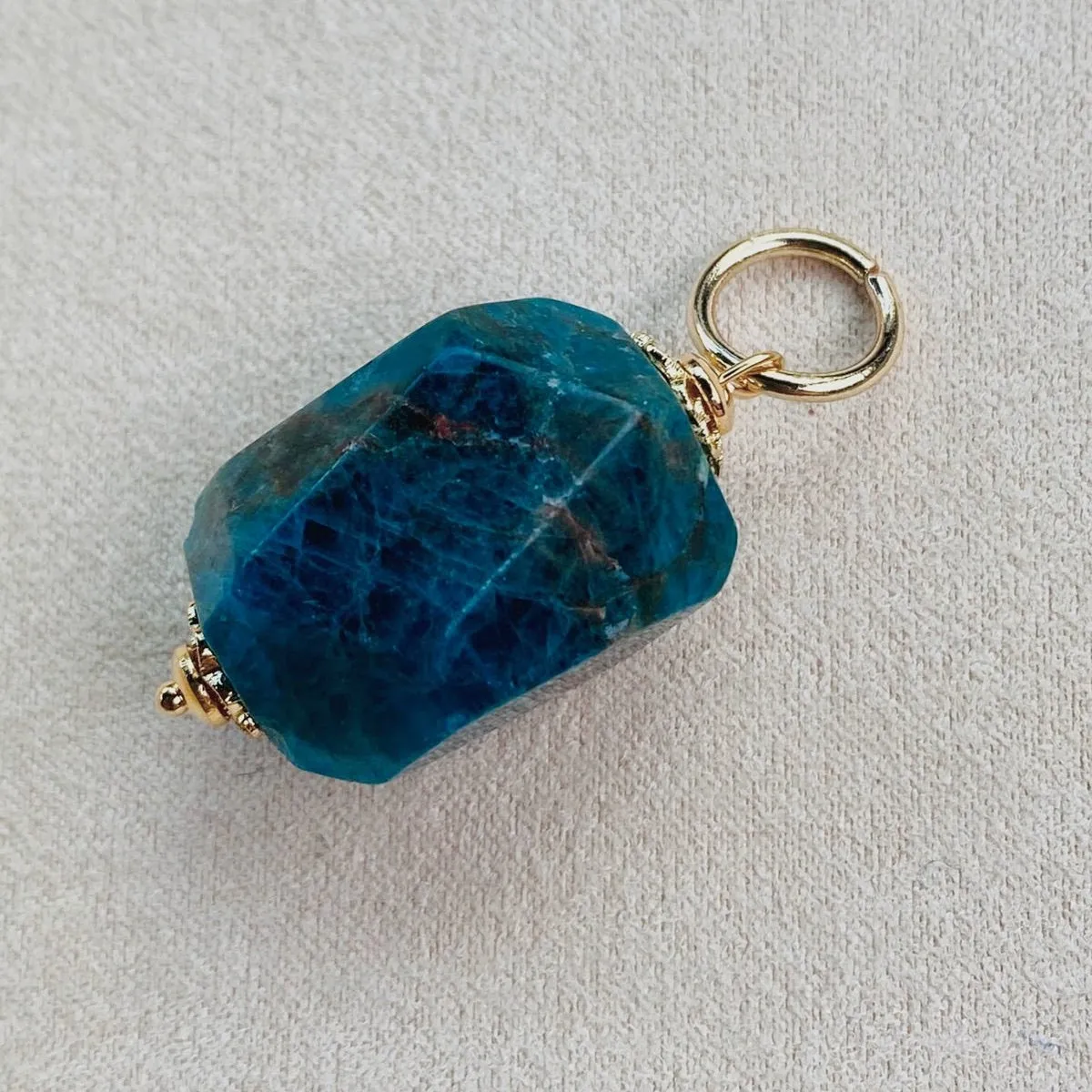 Blue Apatite Pendant