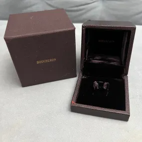 BOUCHERON Ring Box + Outer Box 3.20x3.10x3.10 inches