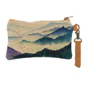 Canvas Highland Wristlet