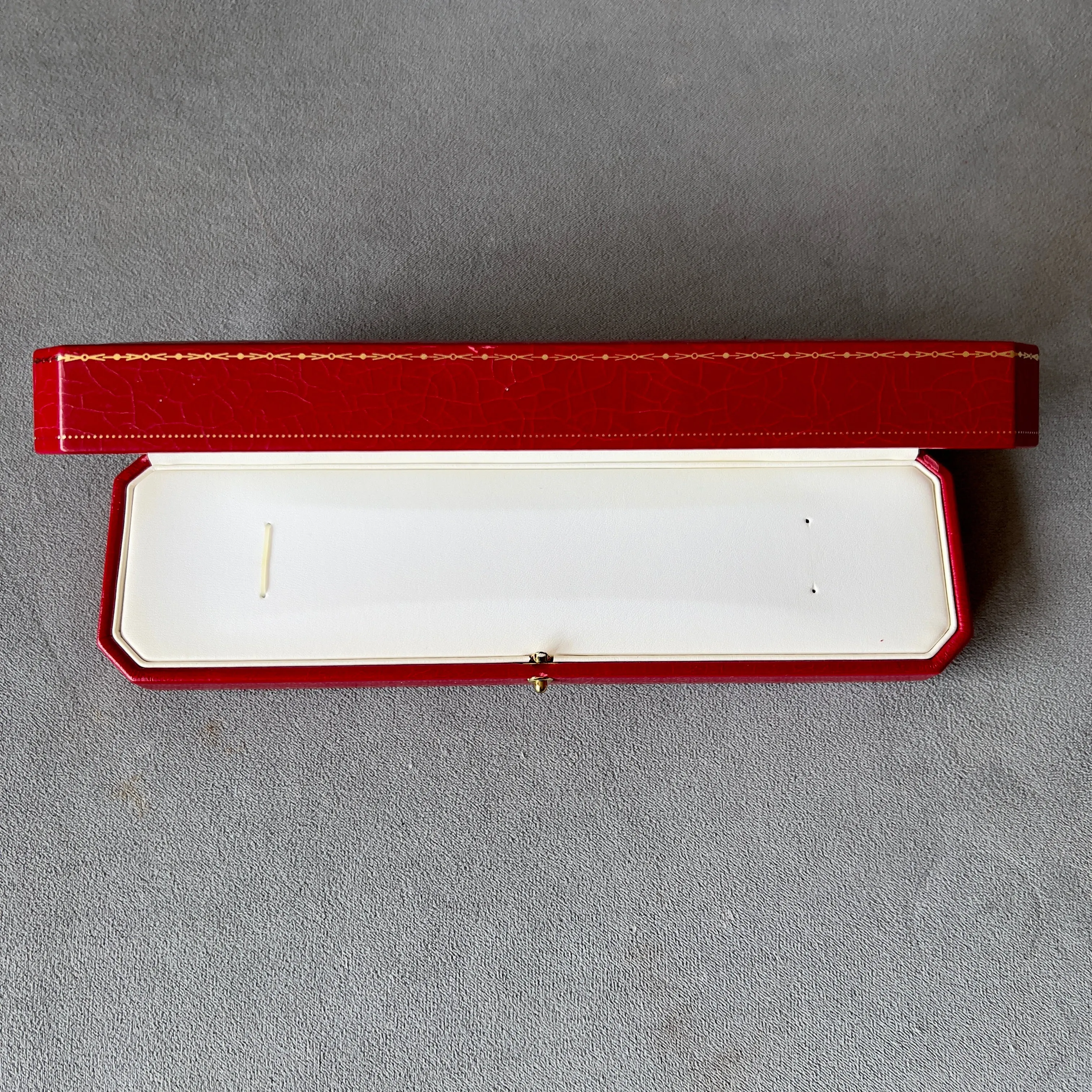 CARTIER Bracelet Box + Outer Box 9.40x3x1.90 inches