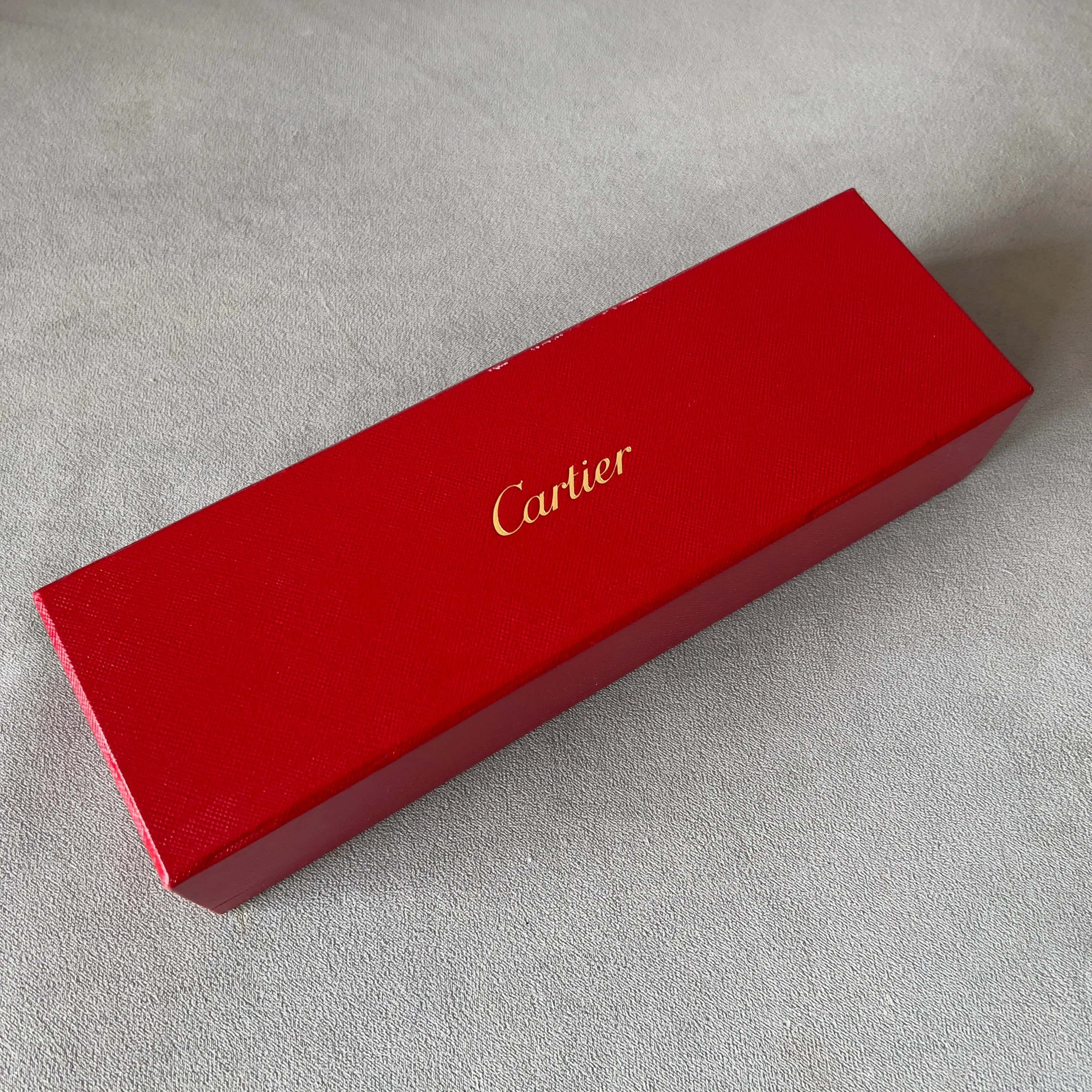 CARTIER Bracelet Box + Outer Box 9.40x3x1.90 inches