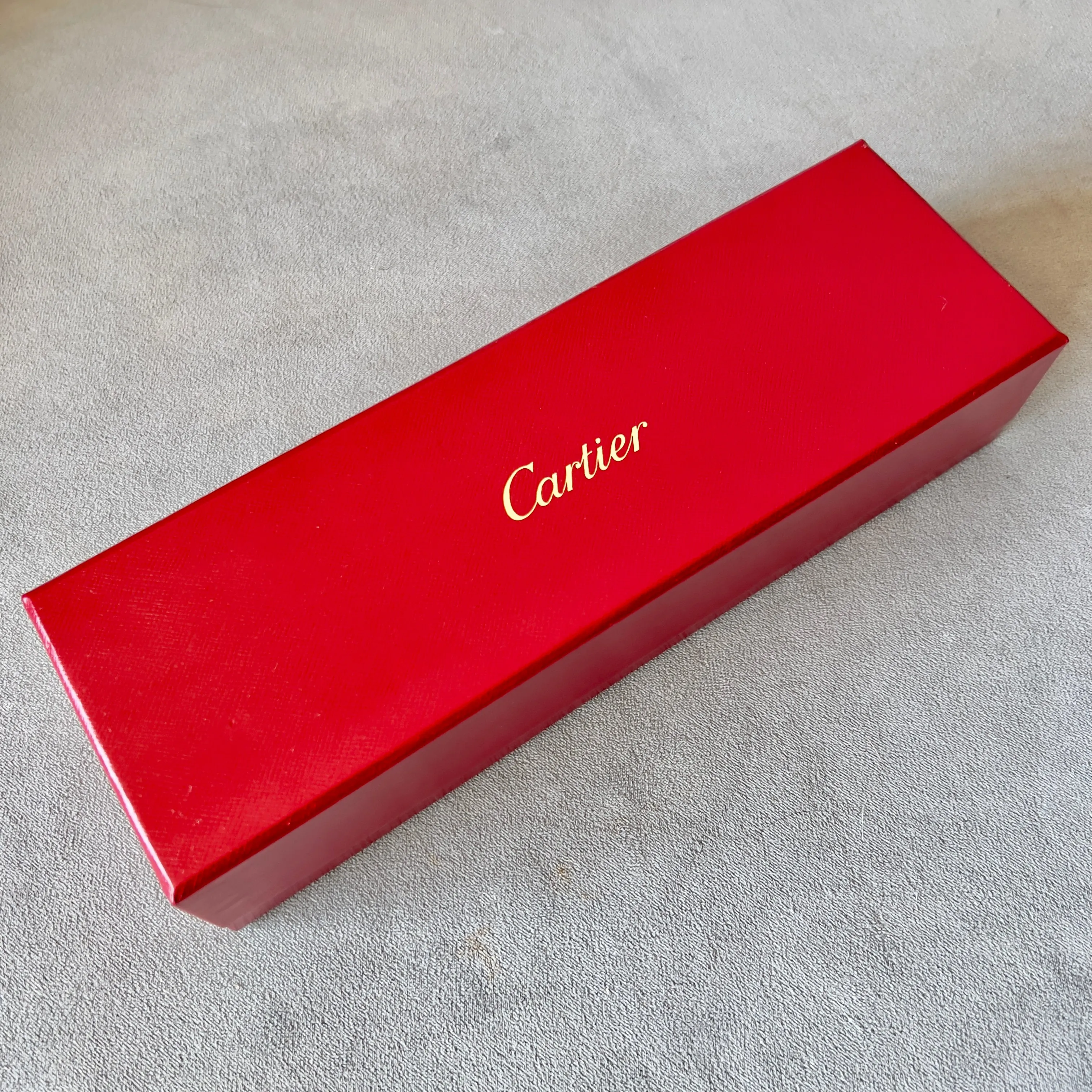 CARTIER Bracelet Box + Outer Box 9.40x3x2 inches