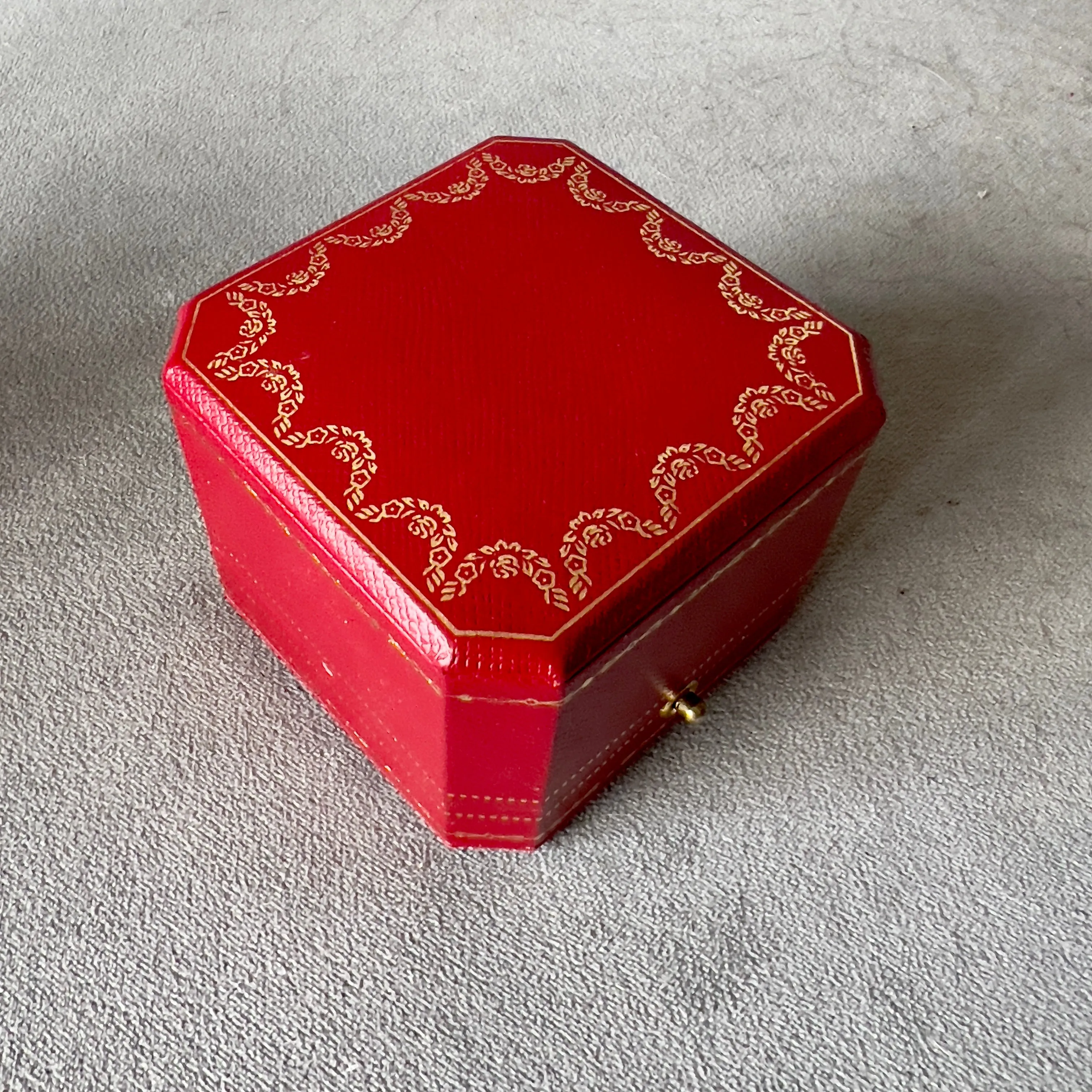 CARTIER Bridal Ring Box + Outer Box 3.10x3x2.30 inches