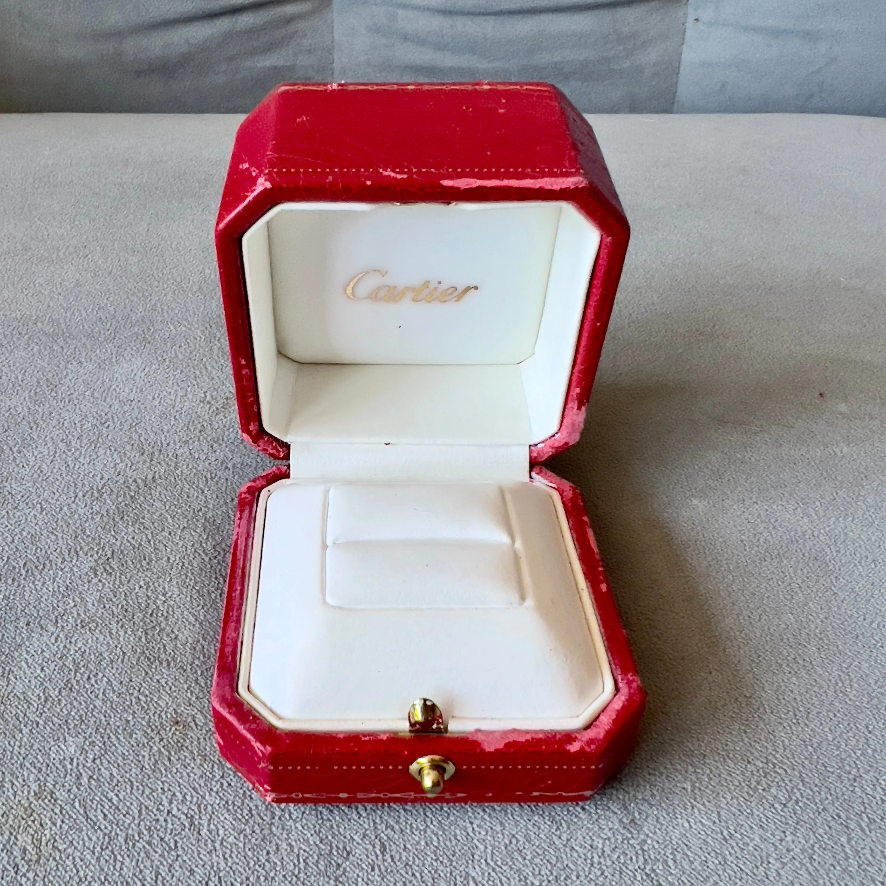 CARTIER Bridal Ring Box 2.35x2.35x2 inches