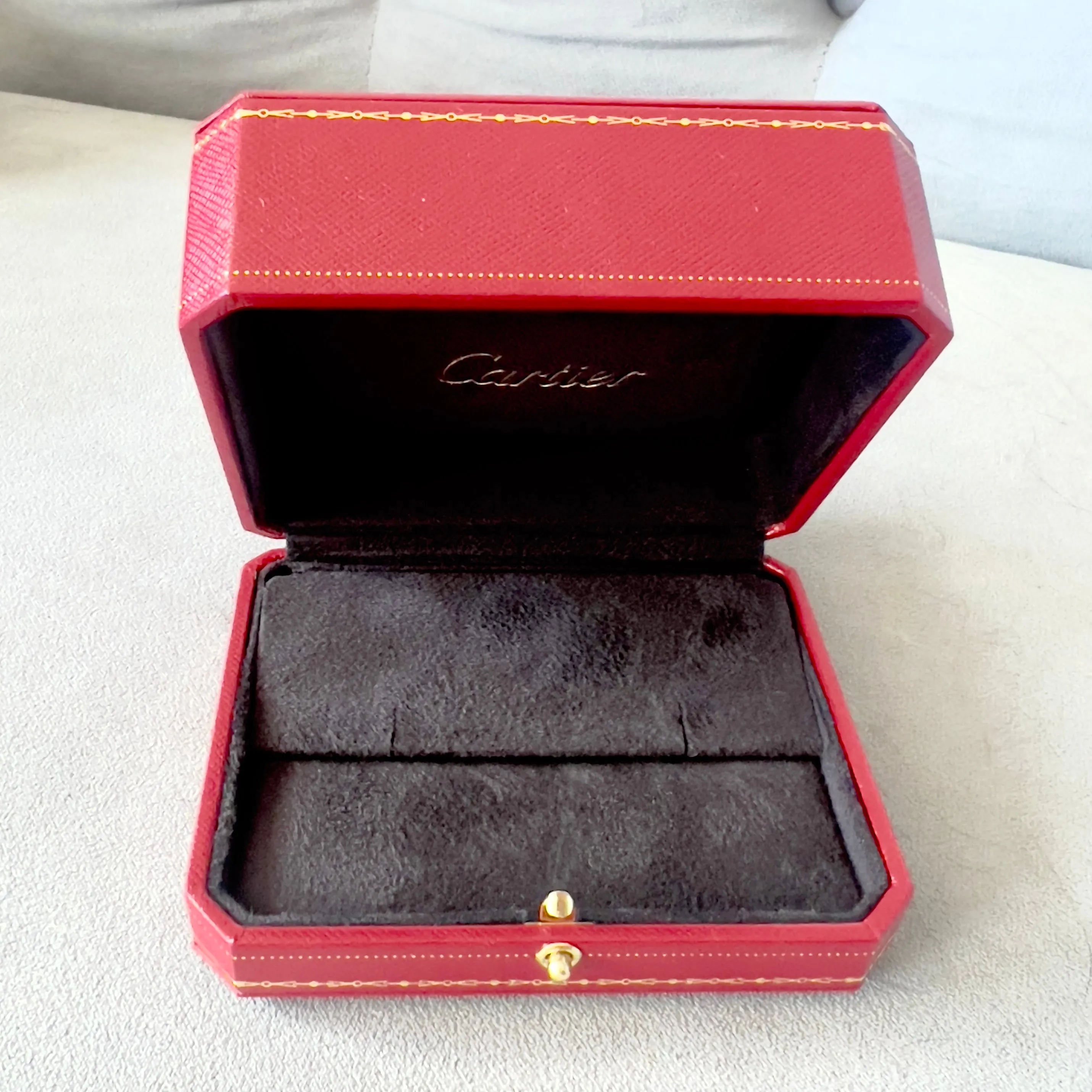 CARTIER Earrings/Cufflinks Box 4.30x3.5x2.10 inches