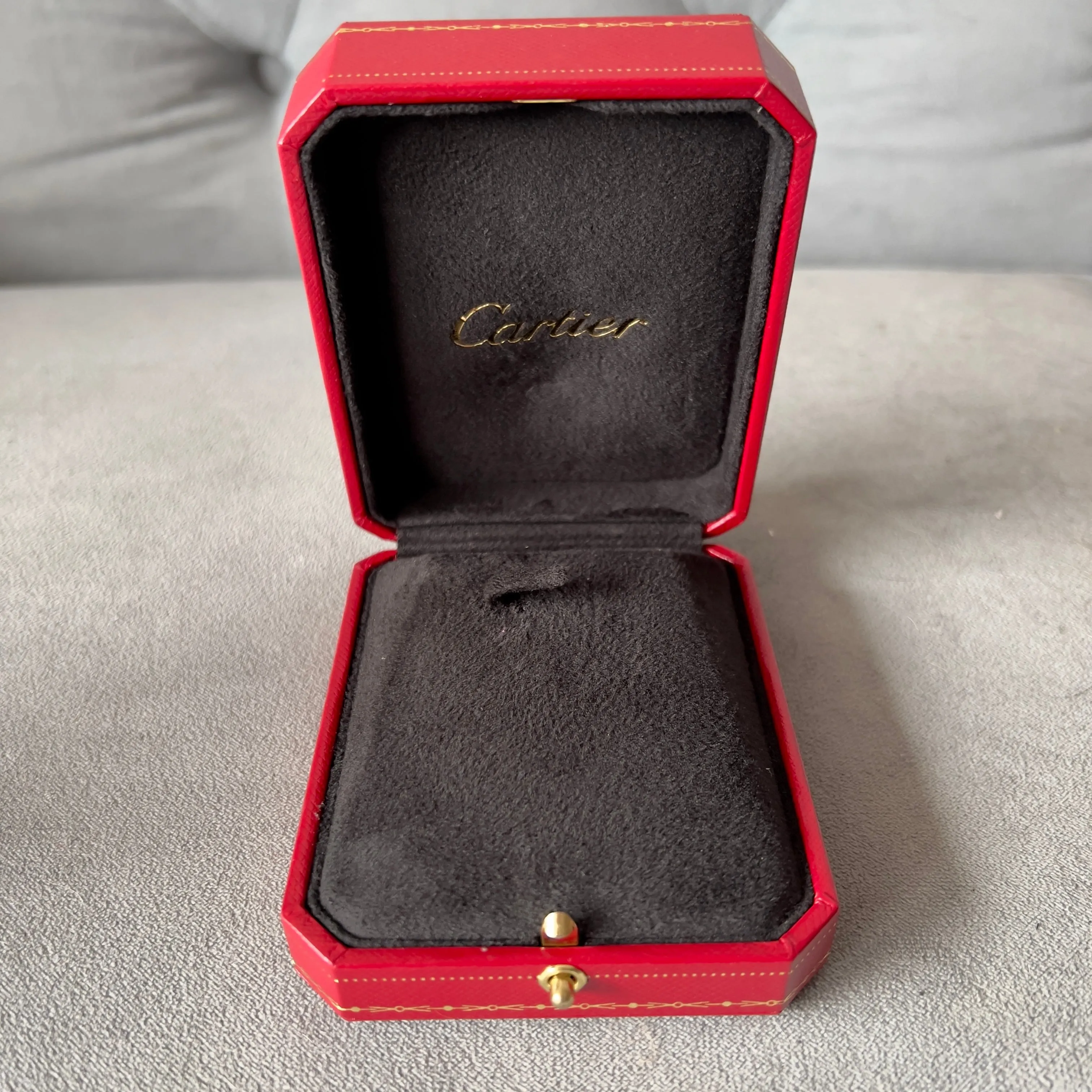 CARTIER Pendant Box + Outer Box 3.60x3.10x2 inches