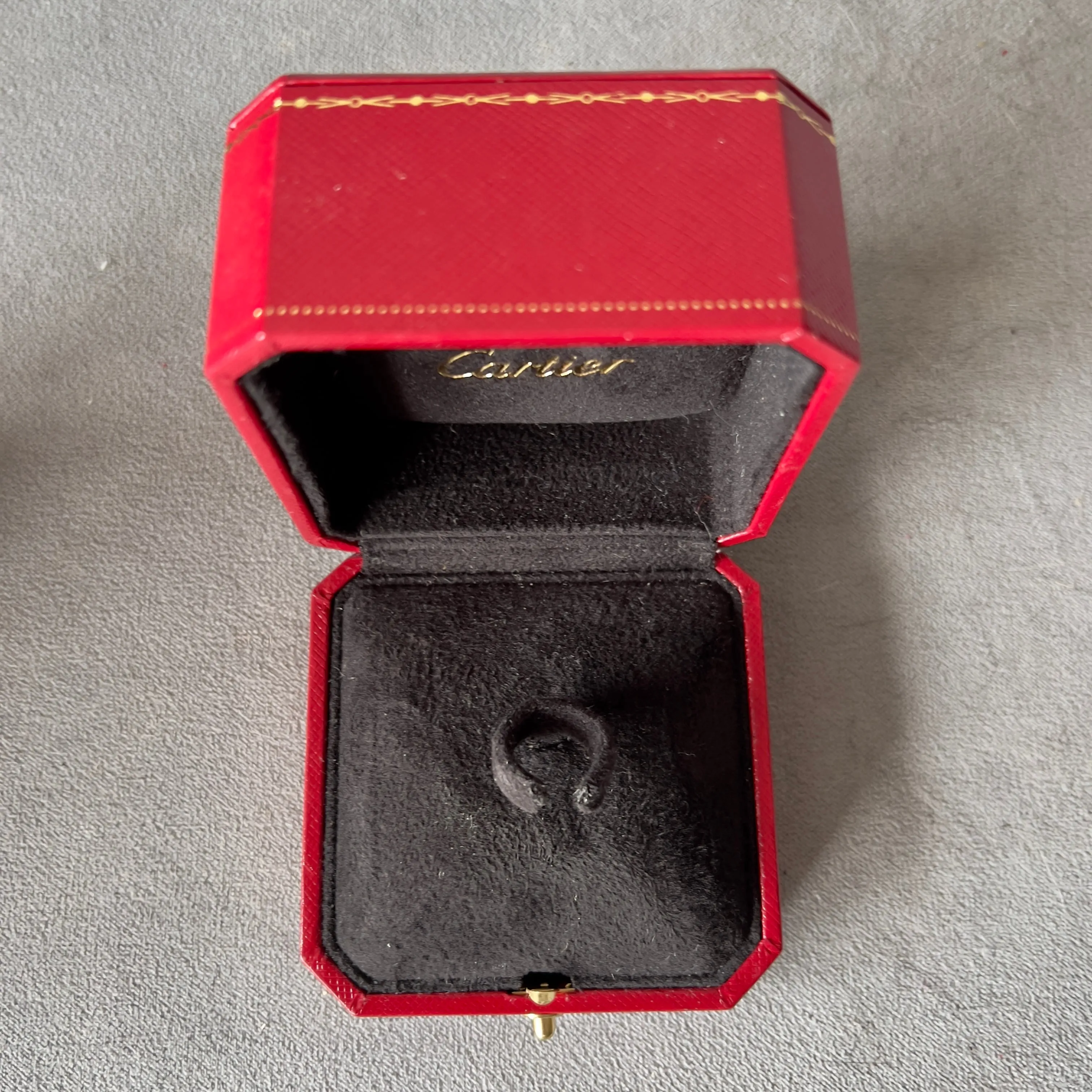 CARTIER Ring Box + Outer Box 3.5x3.30x2.40 inches