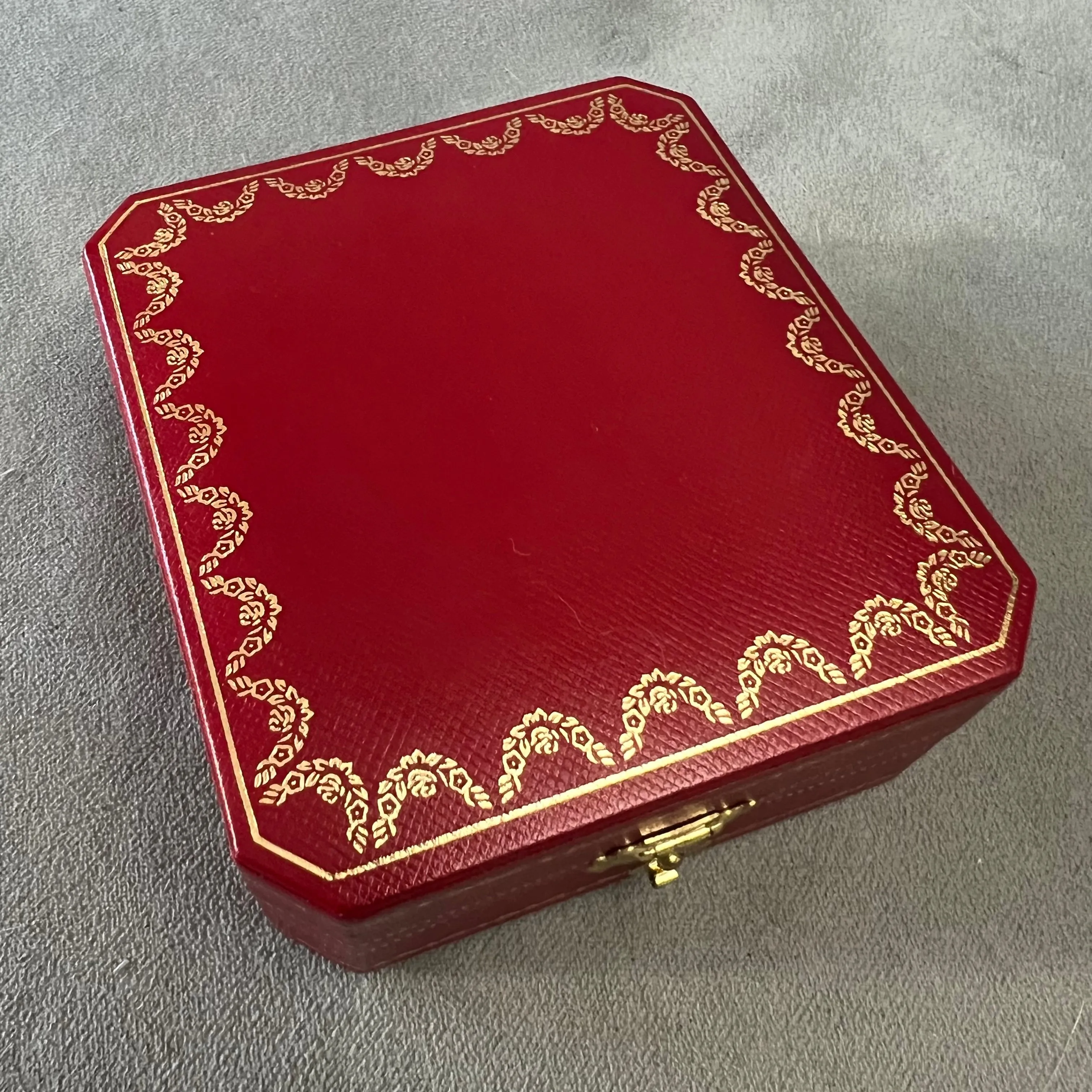 CARTIER Ring Box + Outer Box 3.90x3.5x1.5 inches