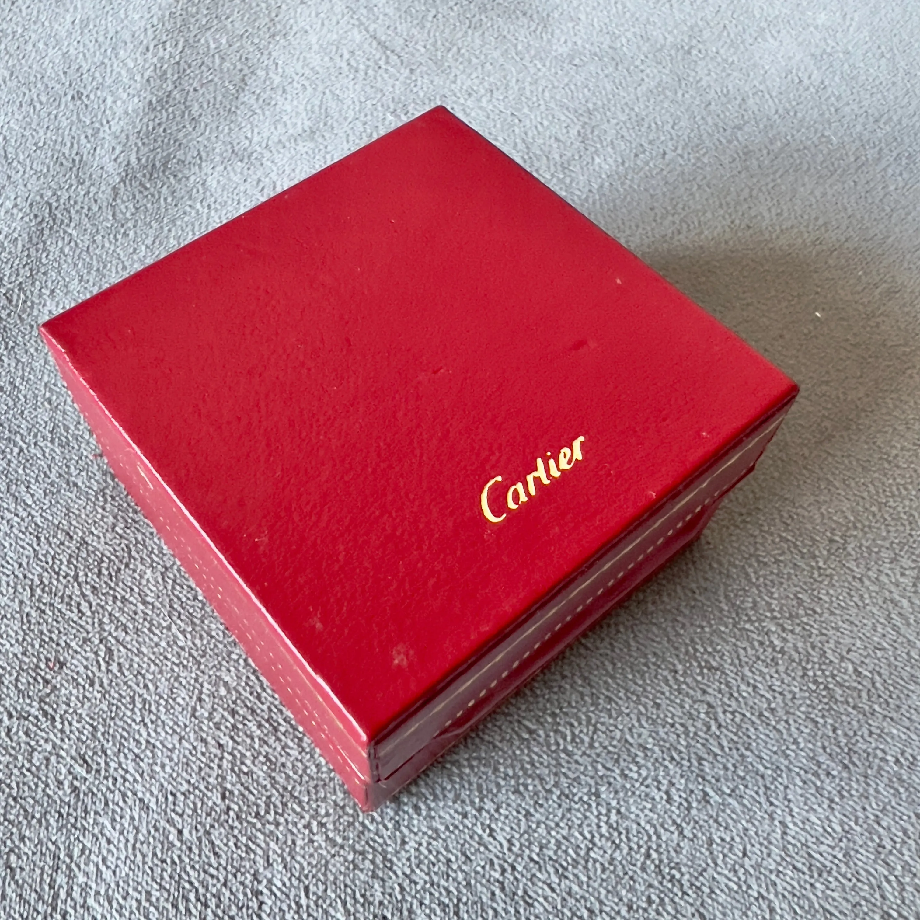 CARTIER Ring Box 2x2x1.25 inches