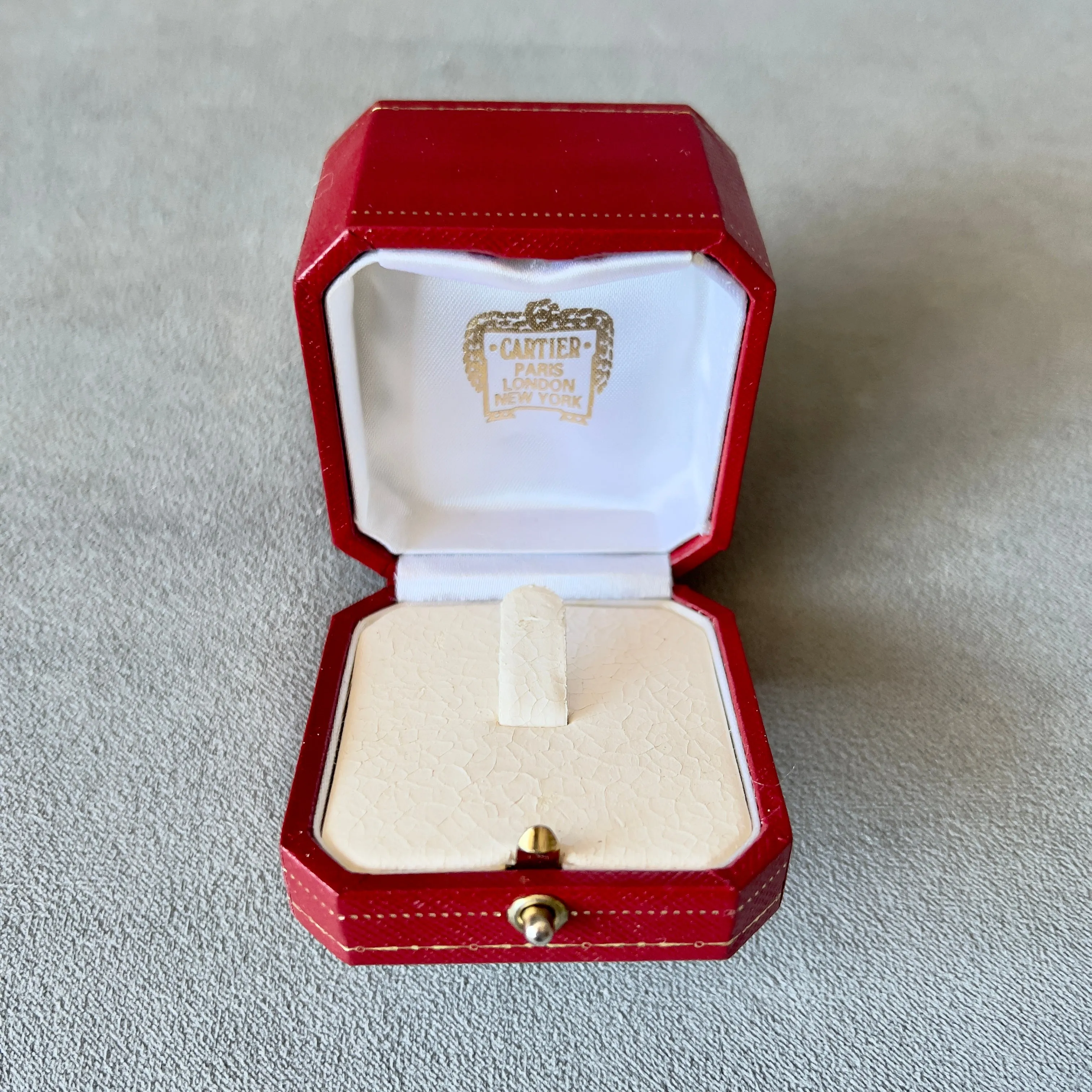 CARTIER Ring Pendant Box 2.35x2.35x2 inches