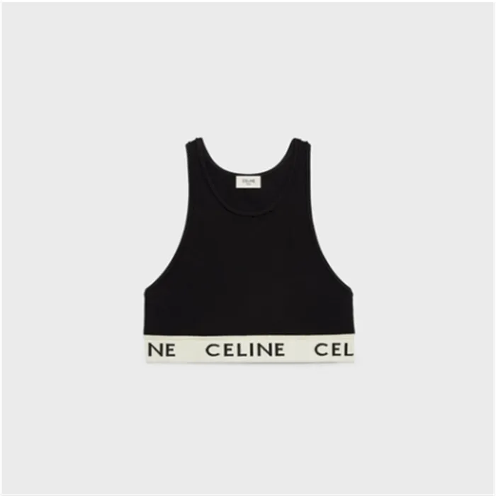 CELINE  |CELINE  CELINE SPORTS BRA IN ATHLETIC KNIT