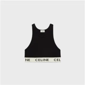 CELINE  |CELINE  CELINE SPORTS BRA IN ATHLETIC KNIT