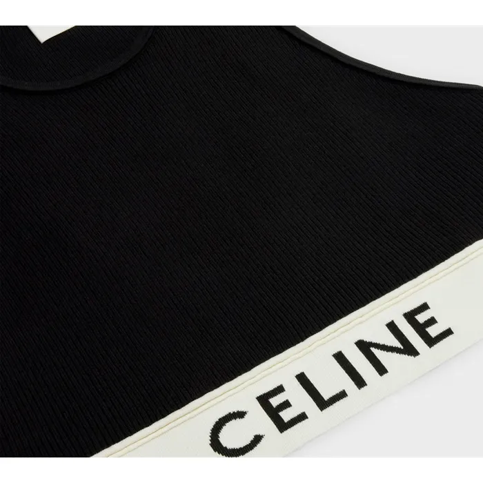 CELINE  |CELINE  CELINE SPORTS BRA IN ATHLETIC KNIT