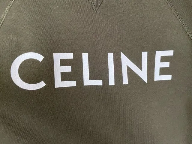 CELINE  |Sweat Street Style Long Sleeves Luxury Sweatshirts