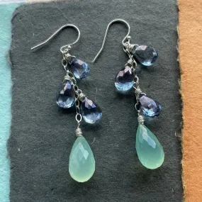 Chalcedony Sparkler Earrings