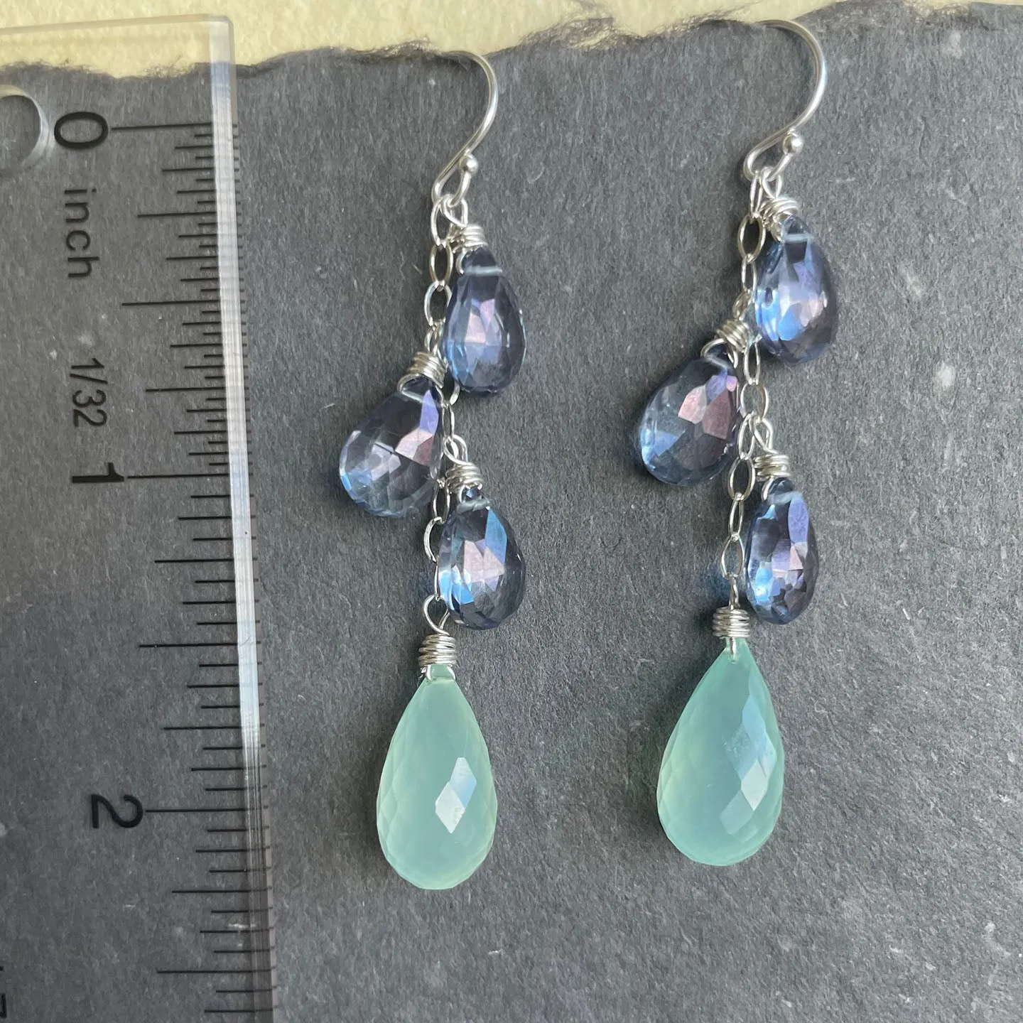 Chalcedony Sparkler Earrings