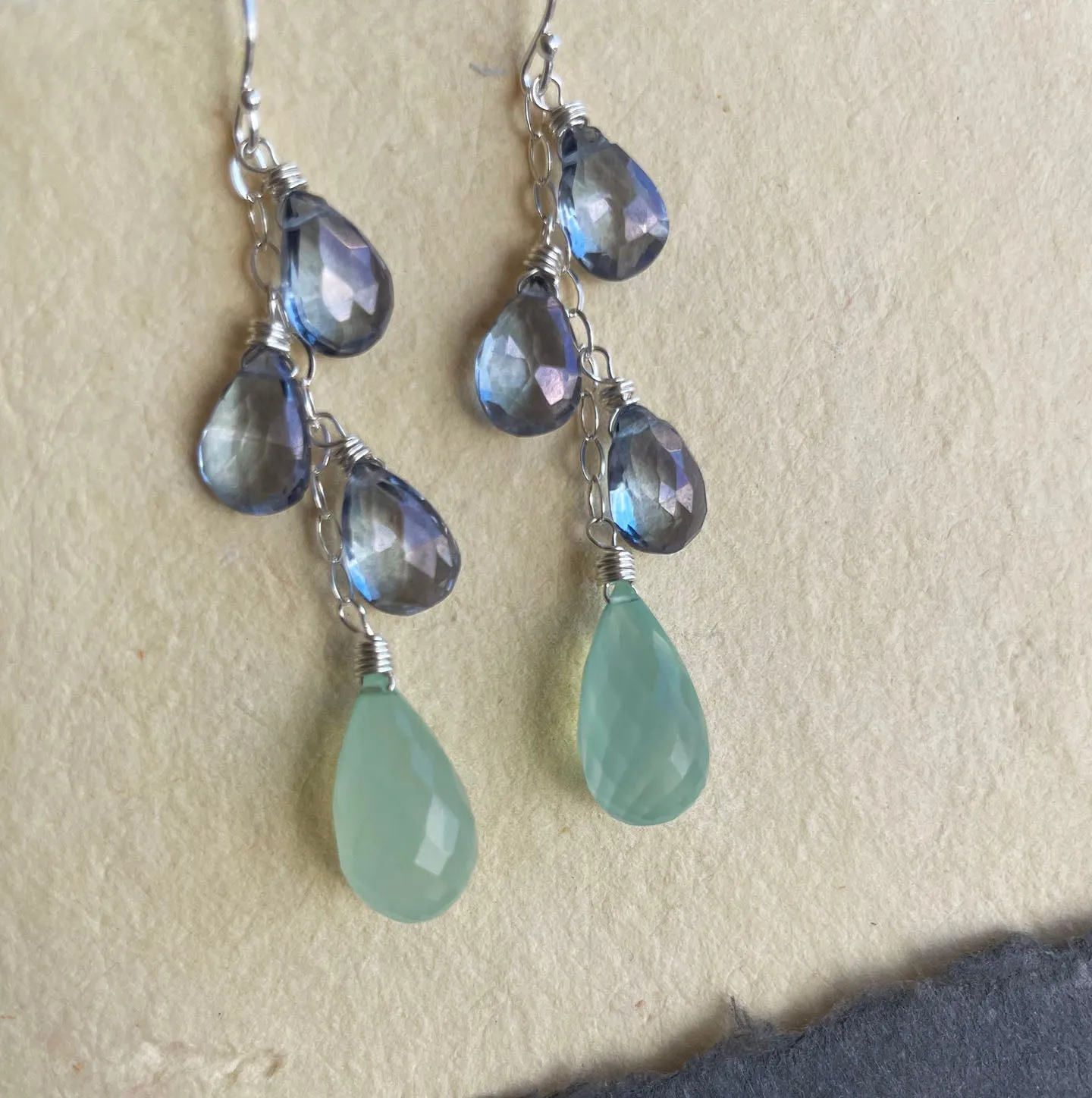 Chalcedony Sparkler Earrings