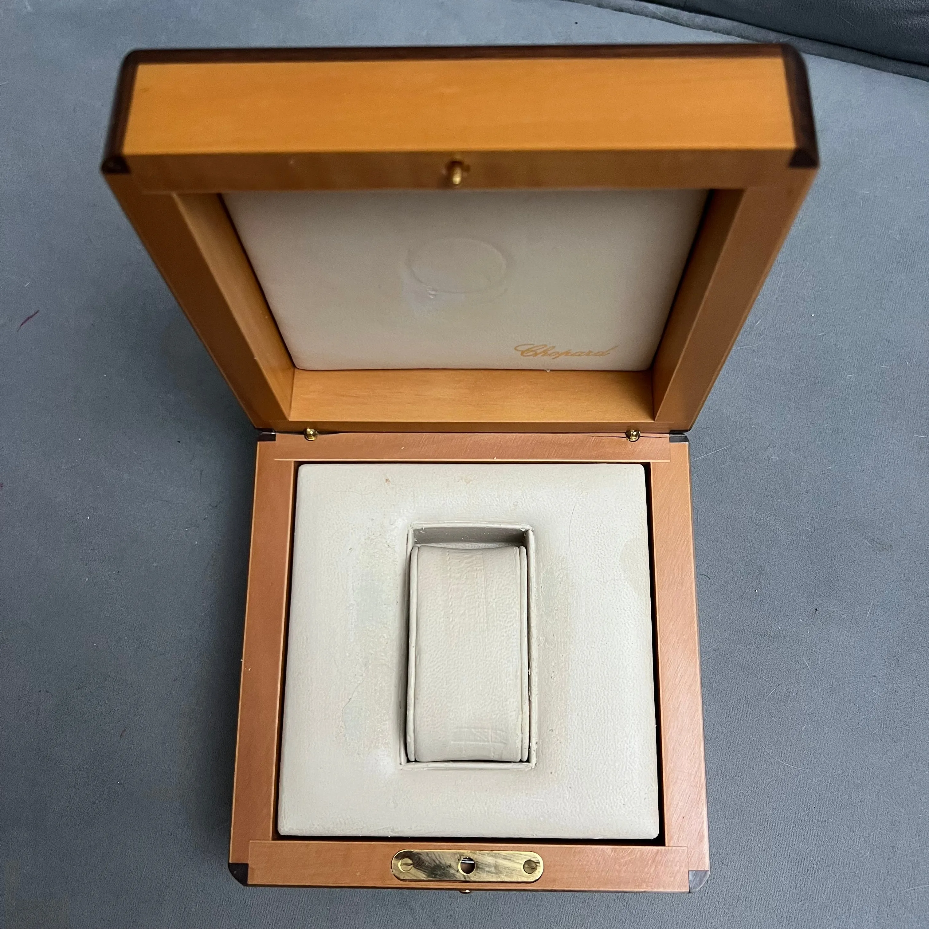 CHOPARD Laminated Wooden Box 6.25x6.25x3.25 inches