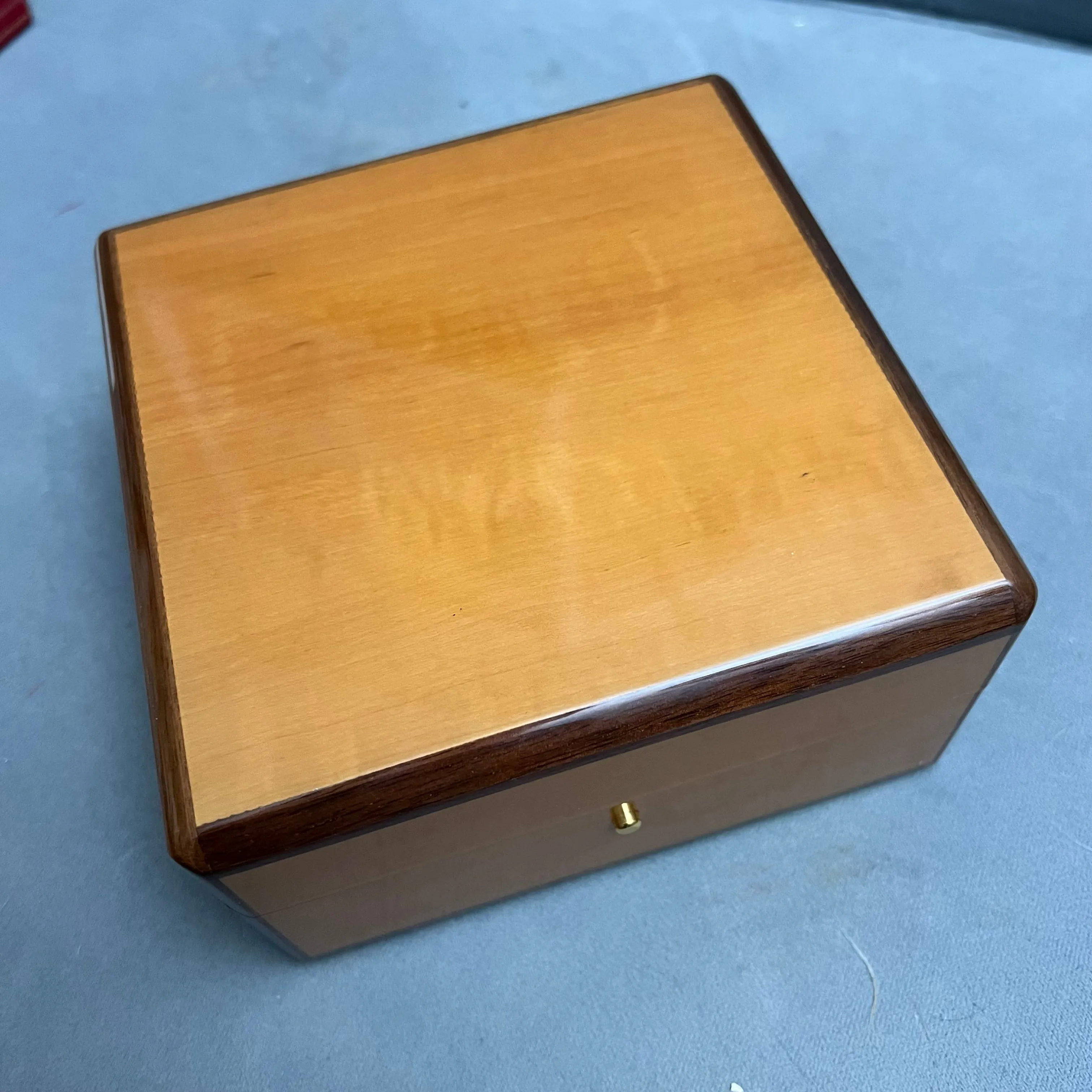 CHOPARD Laminated Wooden Box 6.25x6.25x3.25 inches