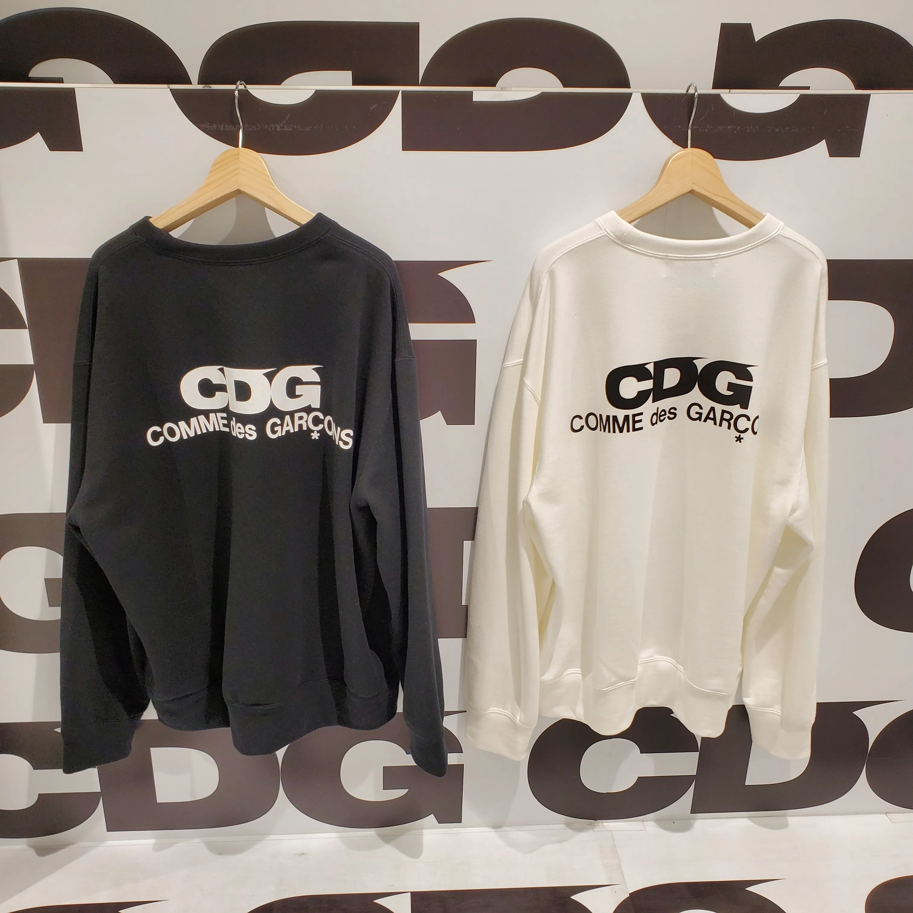 COMME des GARCONS  |Unisex Long Sleeves Logo Designers Sweatshirts