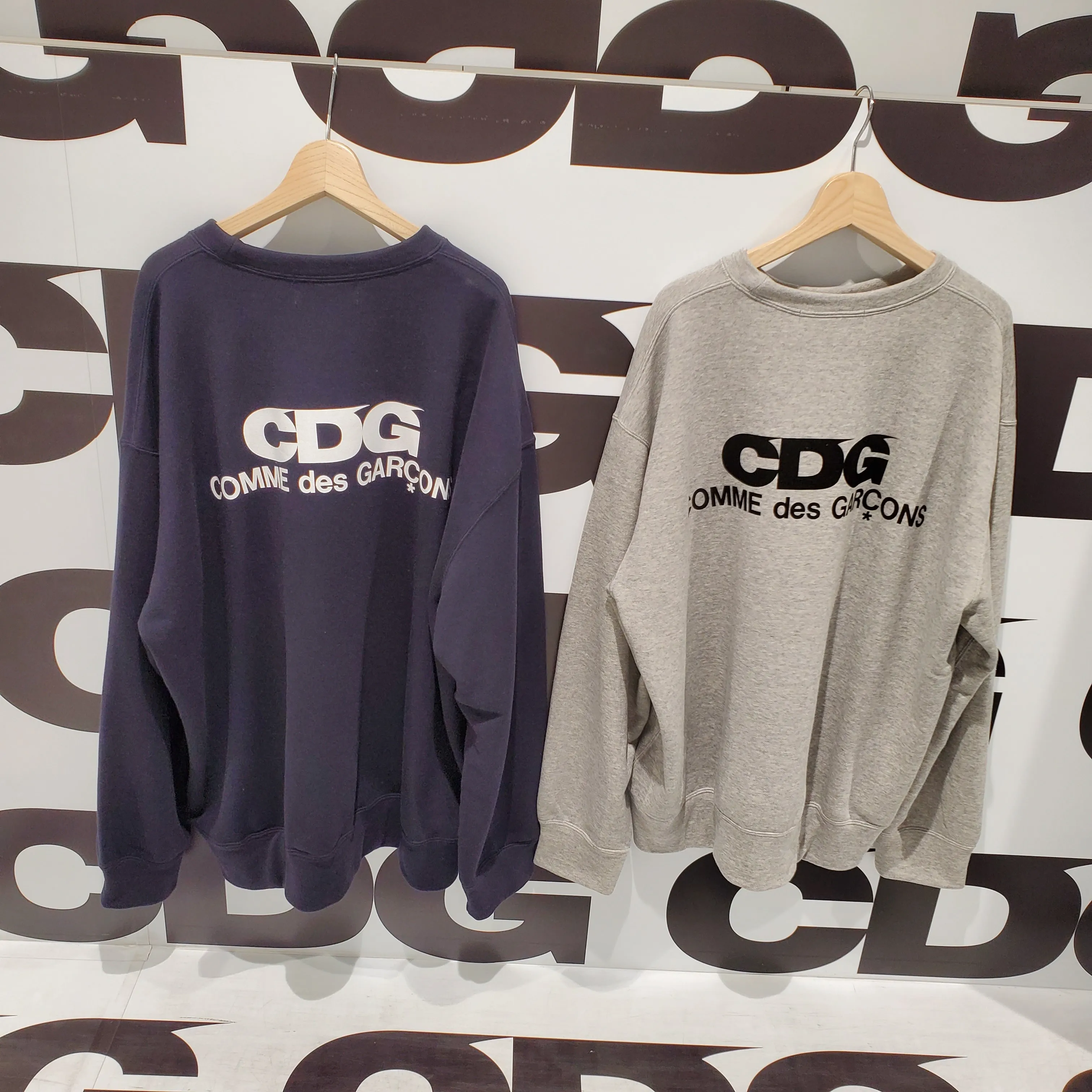 COMME des GARCONS  |Unisex Long Sleeves Logo Designers Sweatshirts