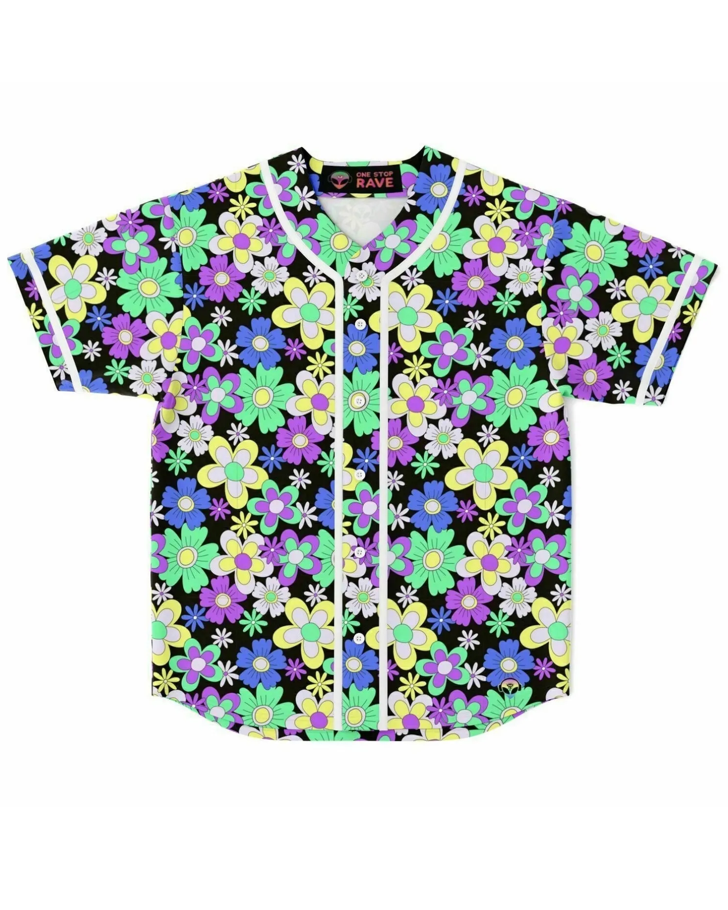 Crazy Daisy Baseball Jersey