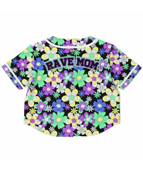 Crazy Daisy Cropped Baseball Jersey