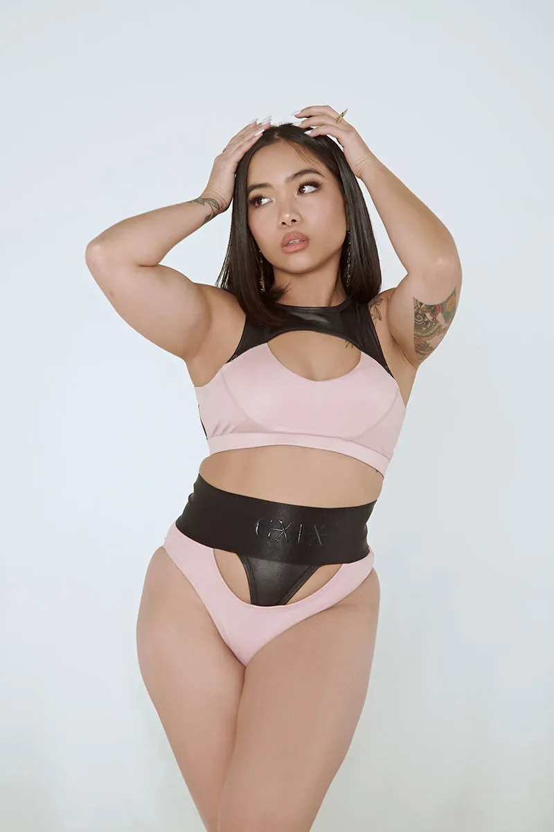 CXIX I Slay G-Banger Bottoms - Pink/Black